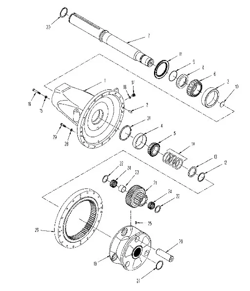 435216A1 - Кольцо полуоси бортовой моста 500сер. TJT9./St.